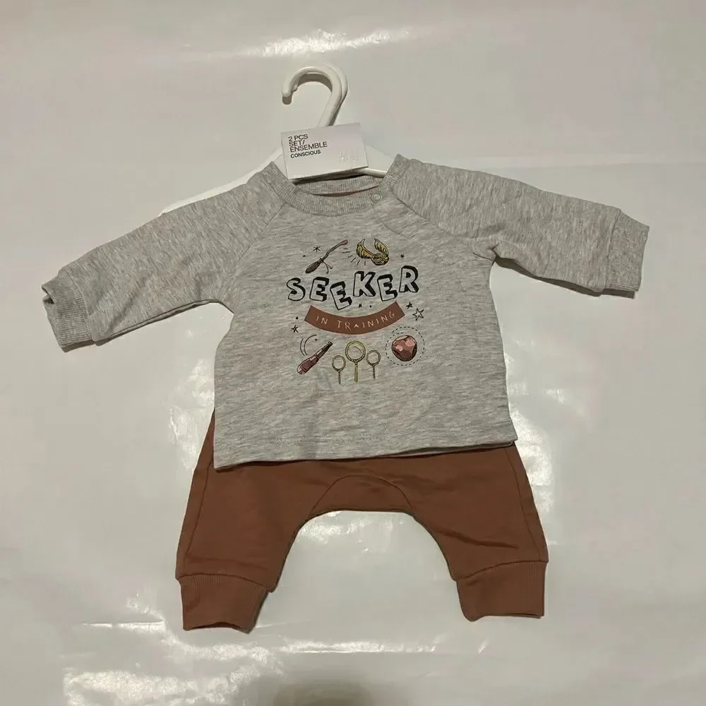 H&M 2 piece printed set  size PM